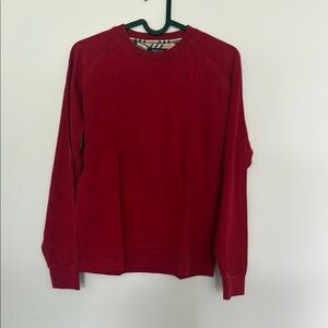 Burberry Red Crewneck Sweater